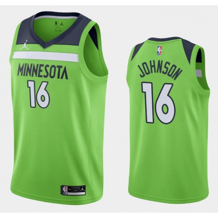 Herren NBA Minnesota Timberwolves Trikot James Johnson 16 Jordan Brand 2020-2021 Statement Edition Swingman